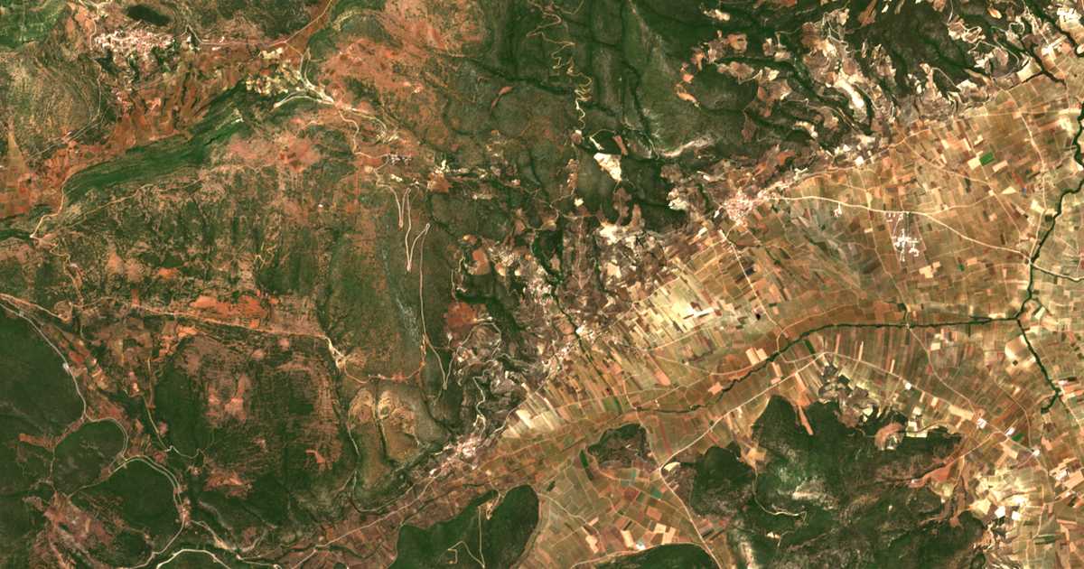 Hartă satelitară: Aidónia