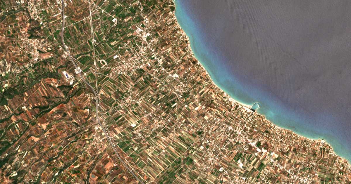 Hartă satelitară: Kokkónion