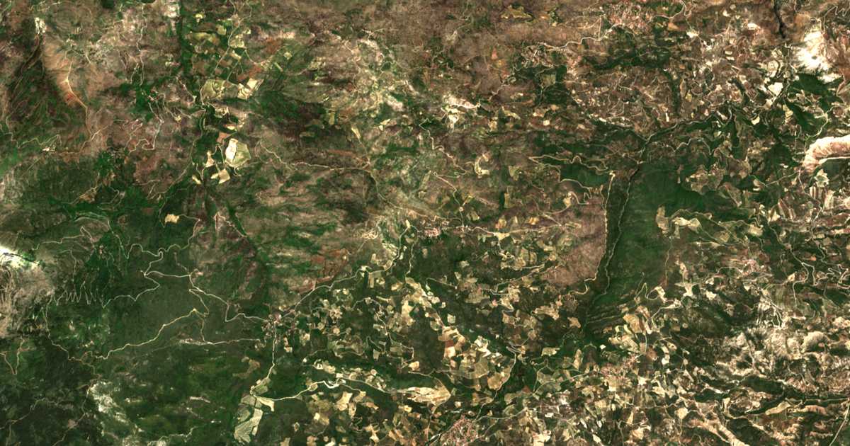 Hartă satelitară: Xanthochórion