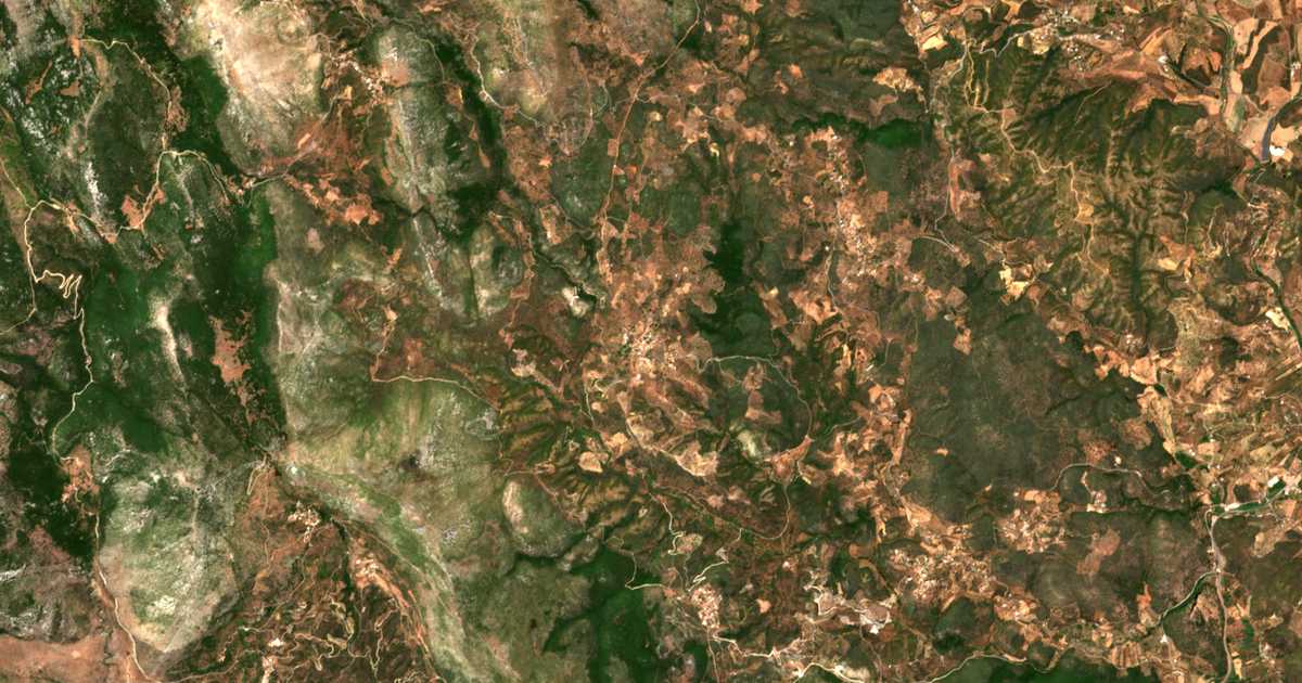 Hartă satelitară: Myrsíni