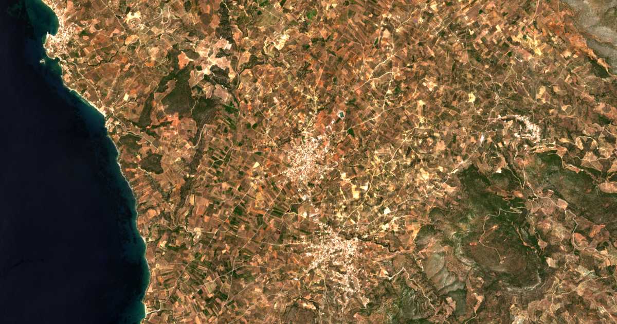 Hartă satelitară: Asopós