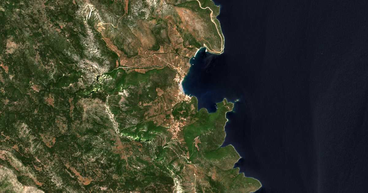 Hartă satelitară: Paralía