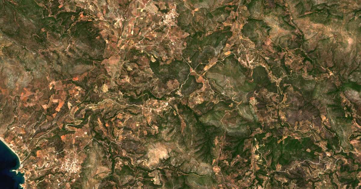 Hartă satelitară: Tálanta