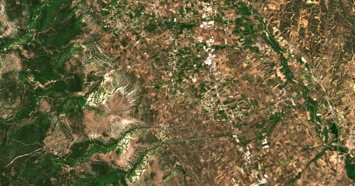 Hartă satelitară: Katsarós