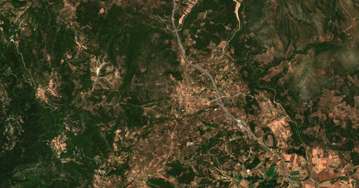 Hartă satelitară: Pellana