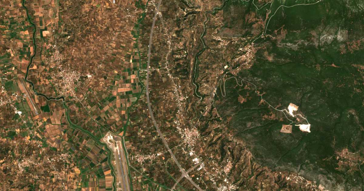 Hartă satelitară: Aíthaia