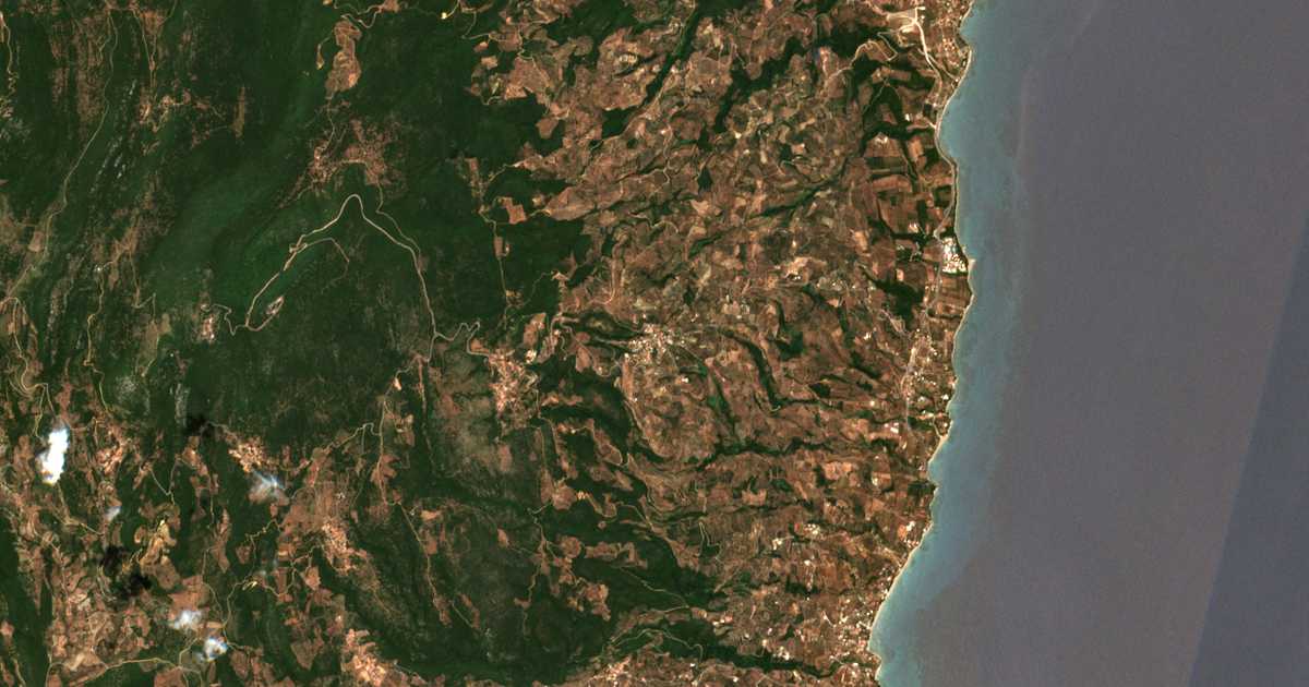 Hartă satelitară: Achladochórion