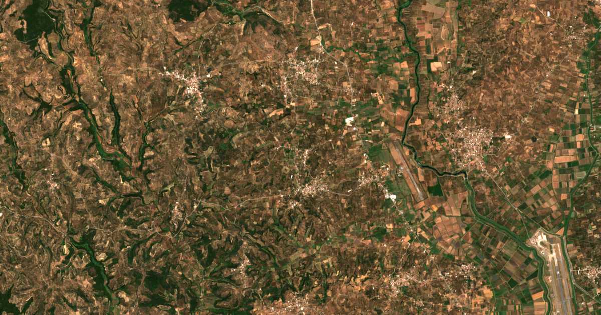 Hartă satelitară: Agriliá