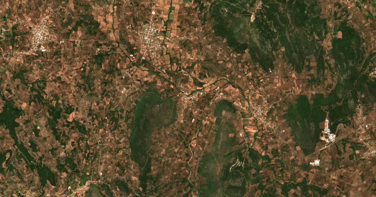 Hartă satelitară: Kóklas