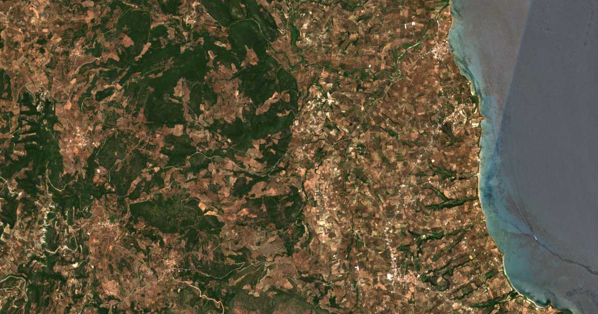 Hartă satelitară: Chomaterón