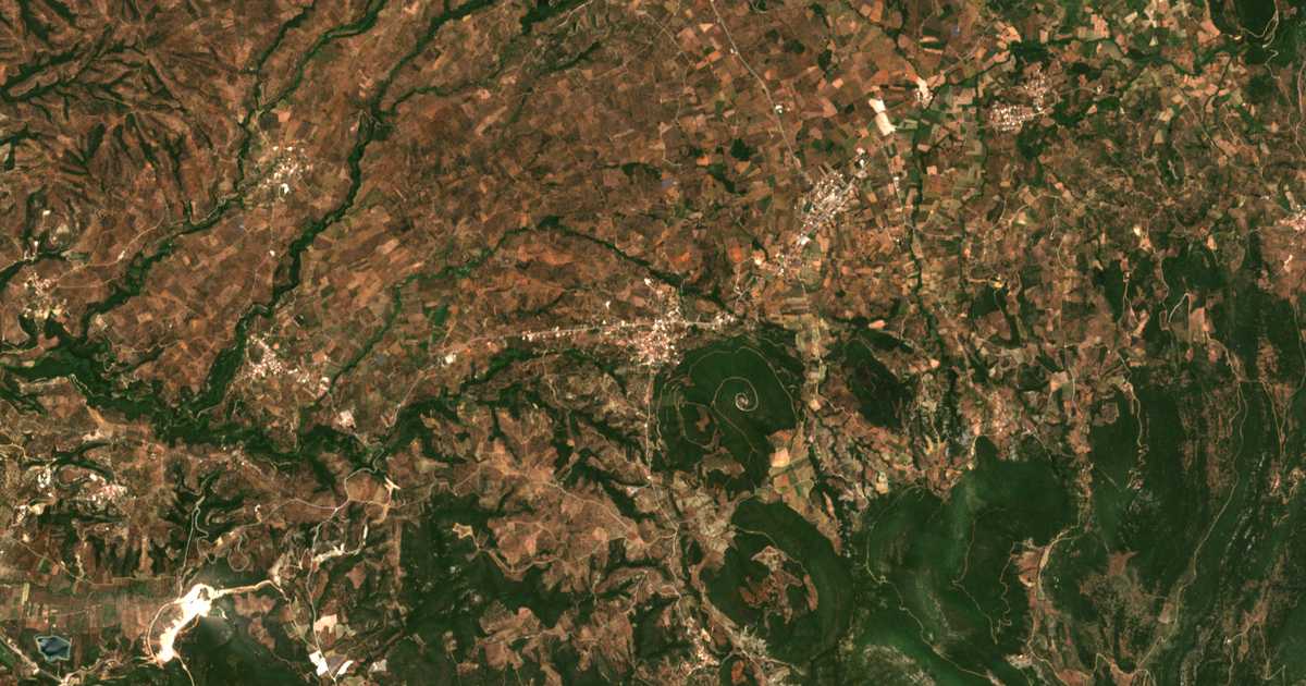Hartă satelitară: Chandrinós