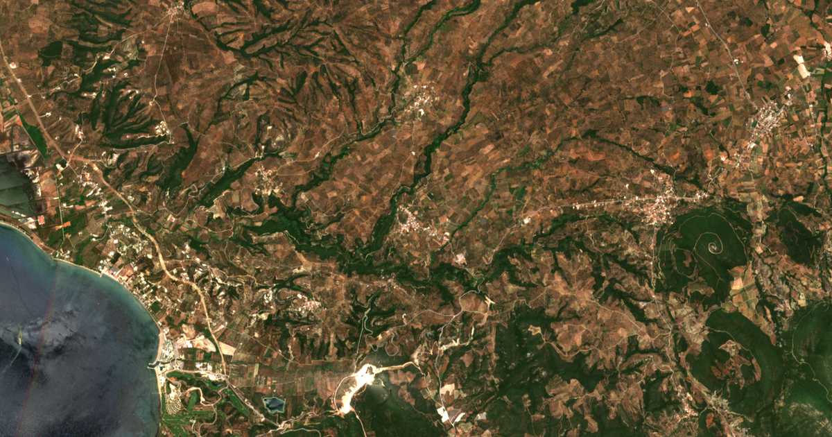 Hartă satelitară: Stenosiá