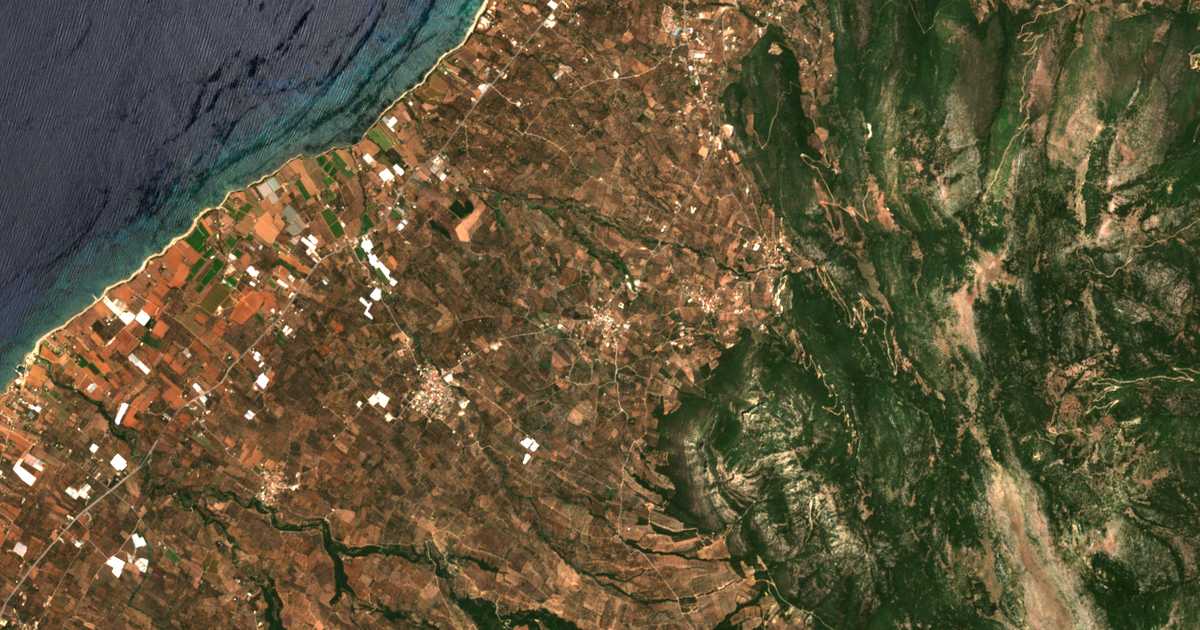 Hartă satelitară: Armenioí