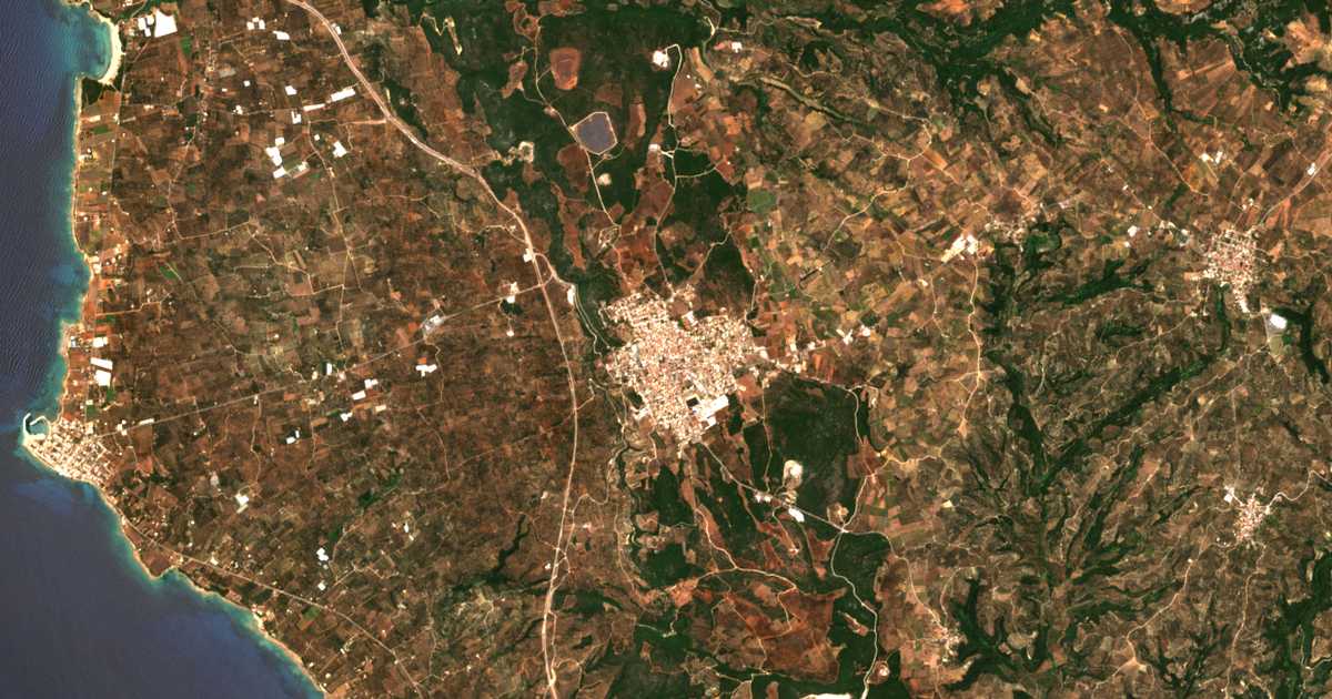 Hartă satelitară: Gargalianoi