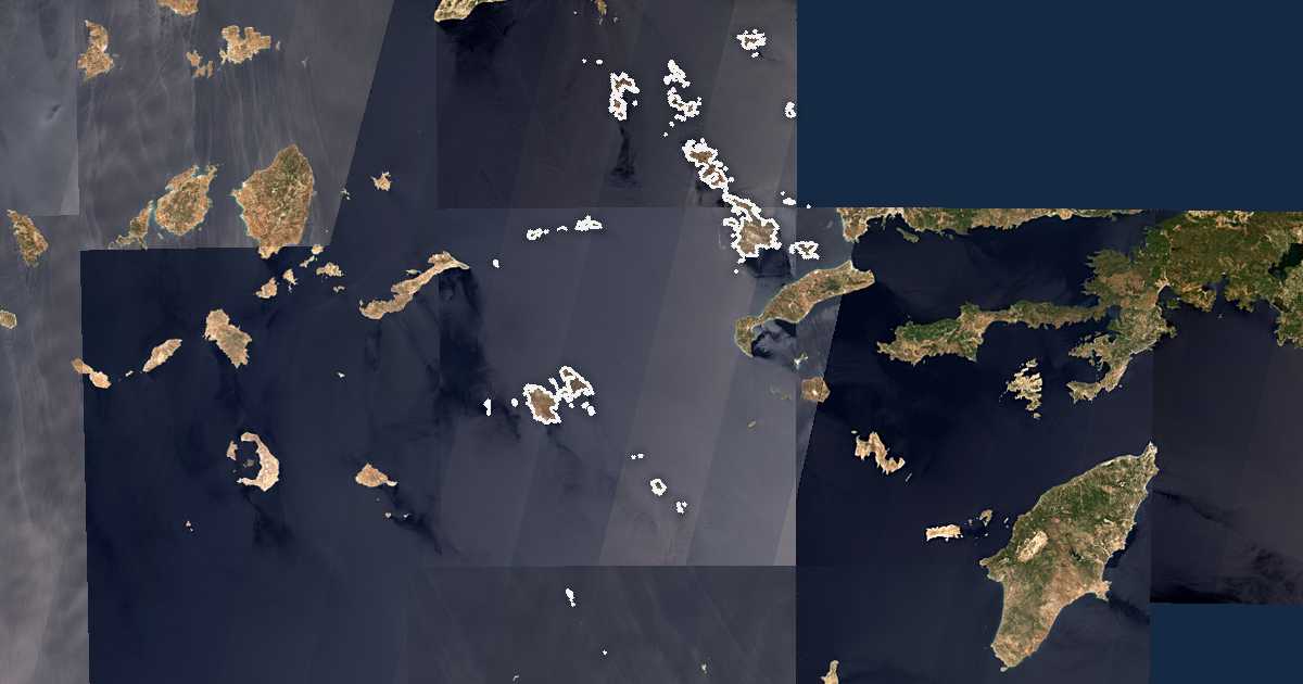 Imagine din satelit cu limita trasată: Perifereiakí Enótita Kalýmnou