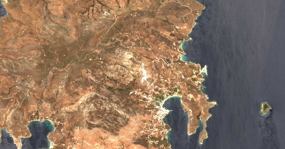 Hartă satelitară: Serifos