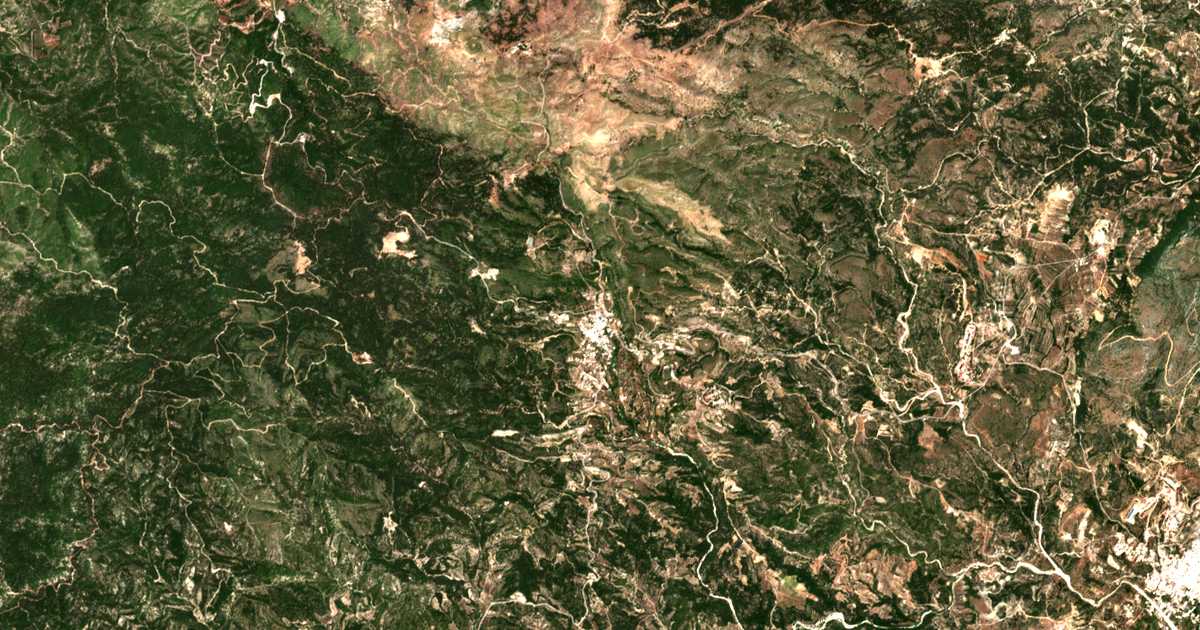 Hartă satelitară: Psínthos