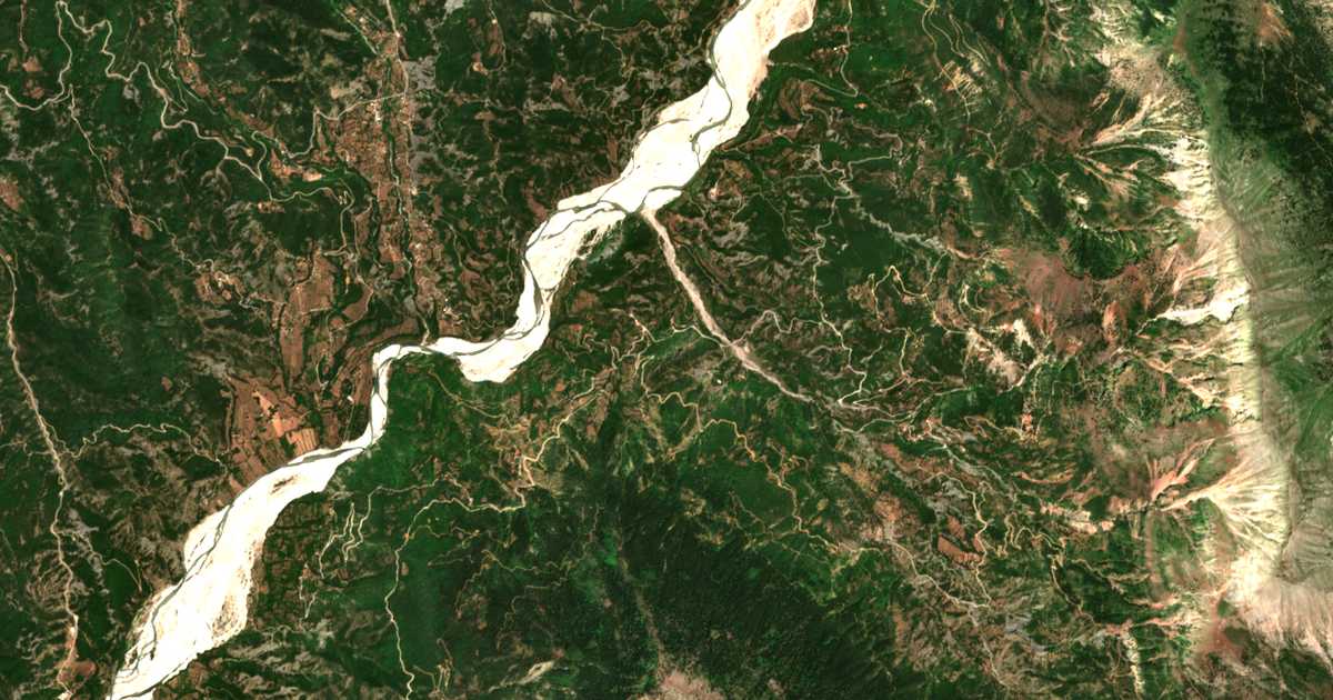 Hartă satelitară: Neochória