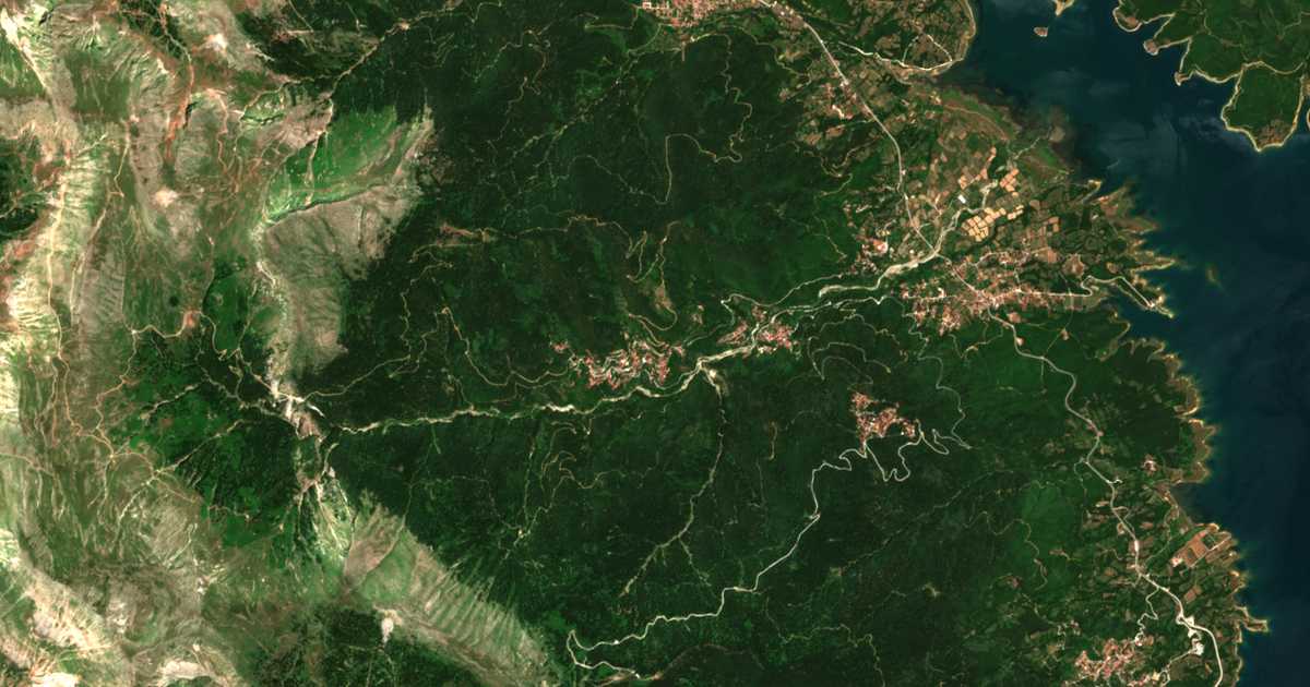 Hartă satelitară: Fylaktí