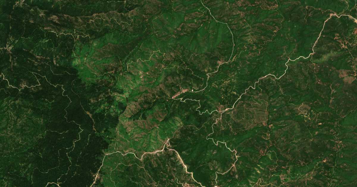 Hartă satelitară: Aidonochórion