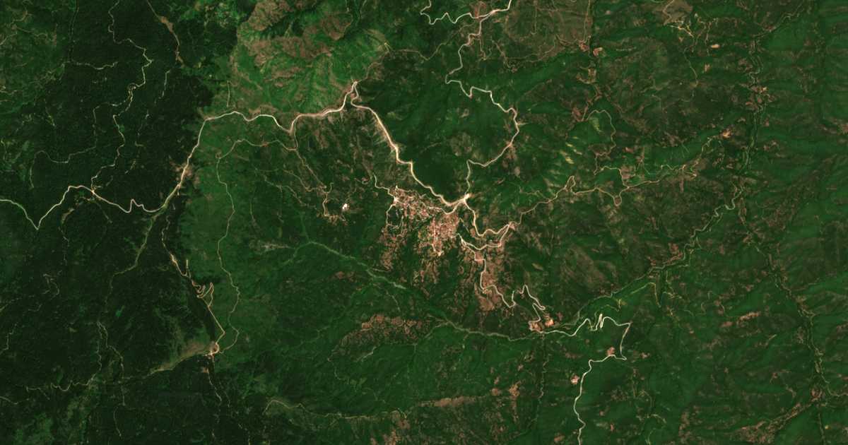 Hartă satelitară: Rentína