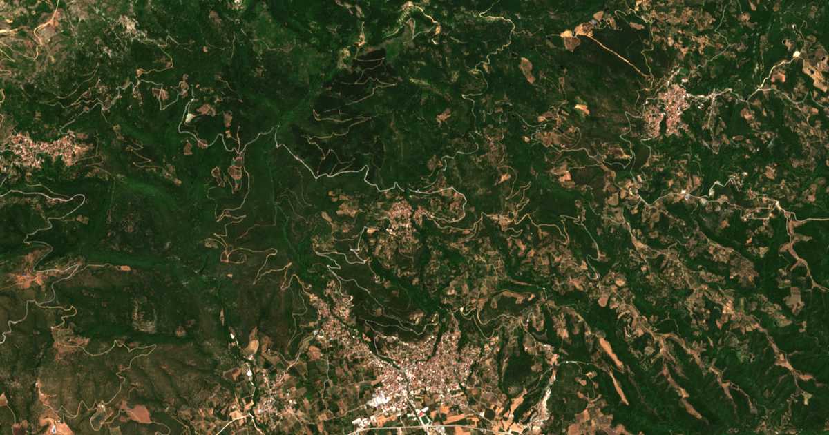 Hartă satelitară: Megalóvryson