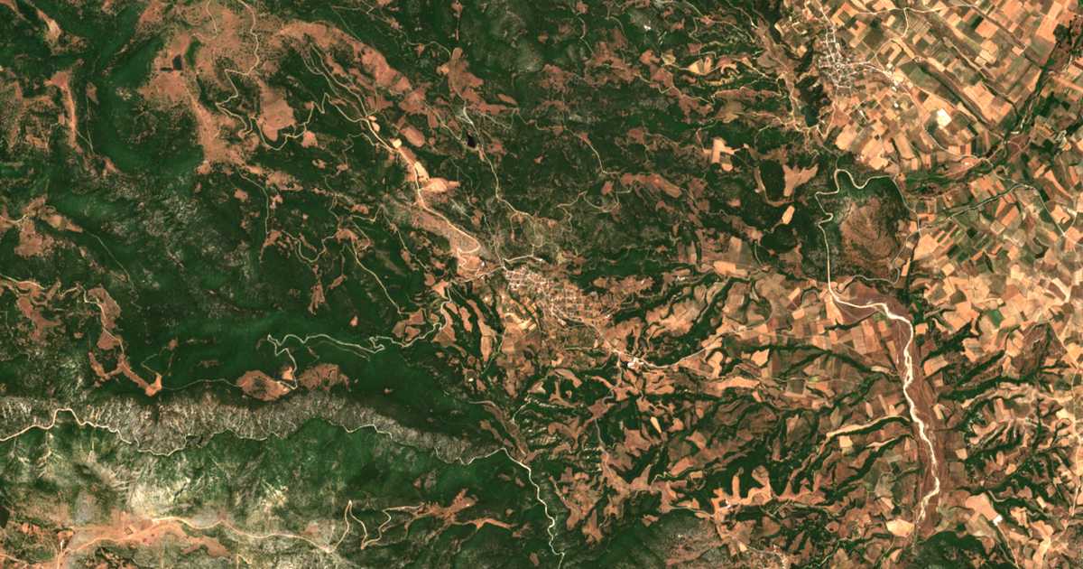Hartă satelitară: Giannotá