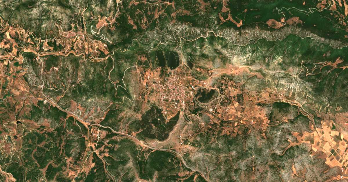 Hartă satelitară: Kranéa Elassónos