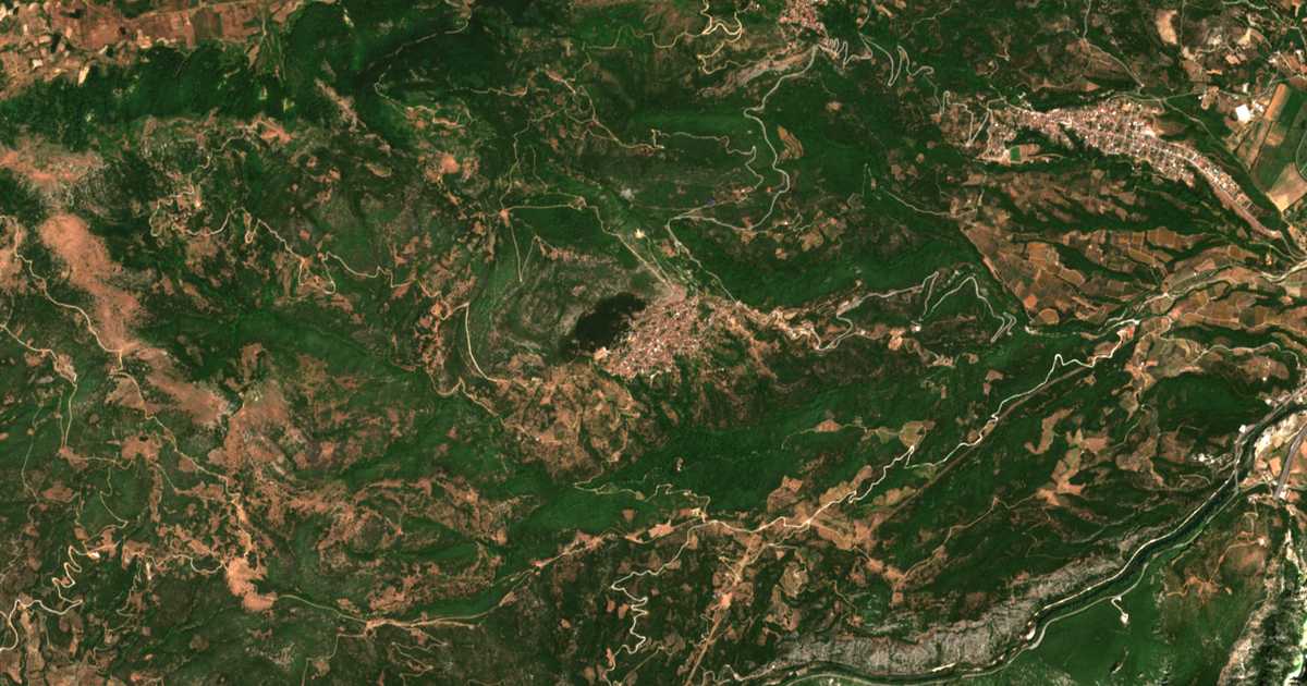 Hartă satelitară: Rapsáni