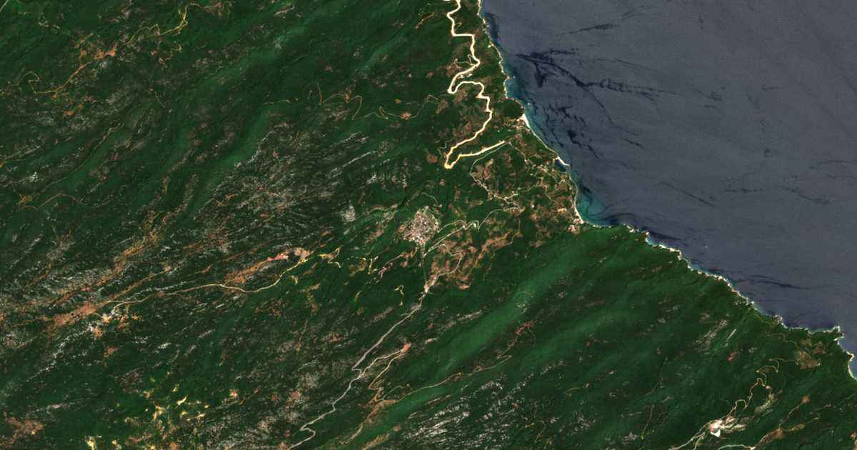 Hartă satelitară: Keramídion