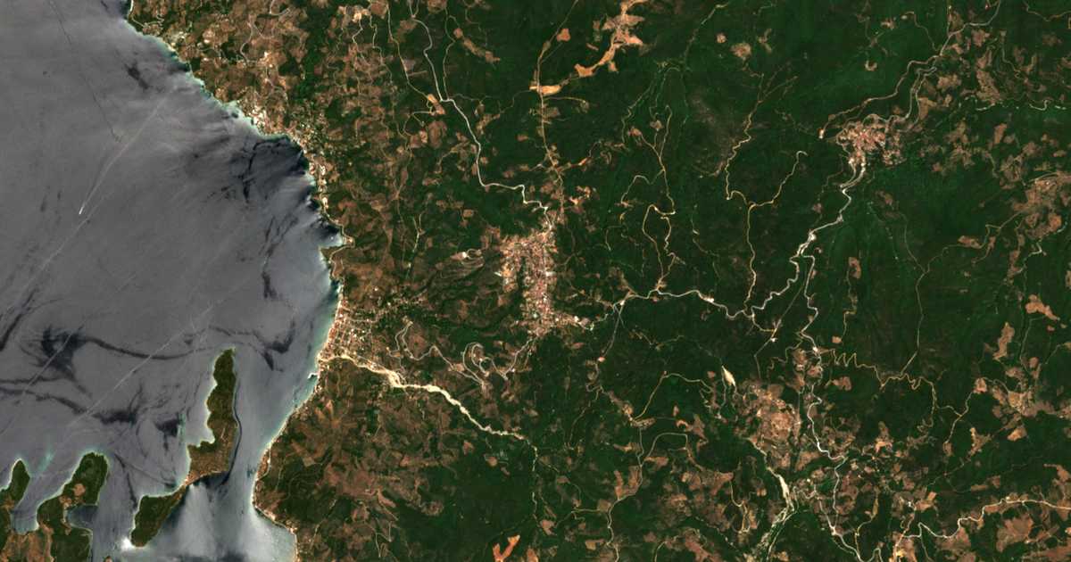 Hartă satelitară: Láfkos