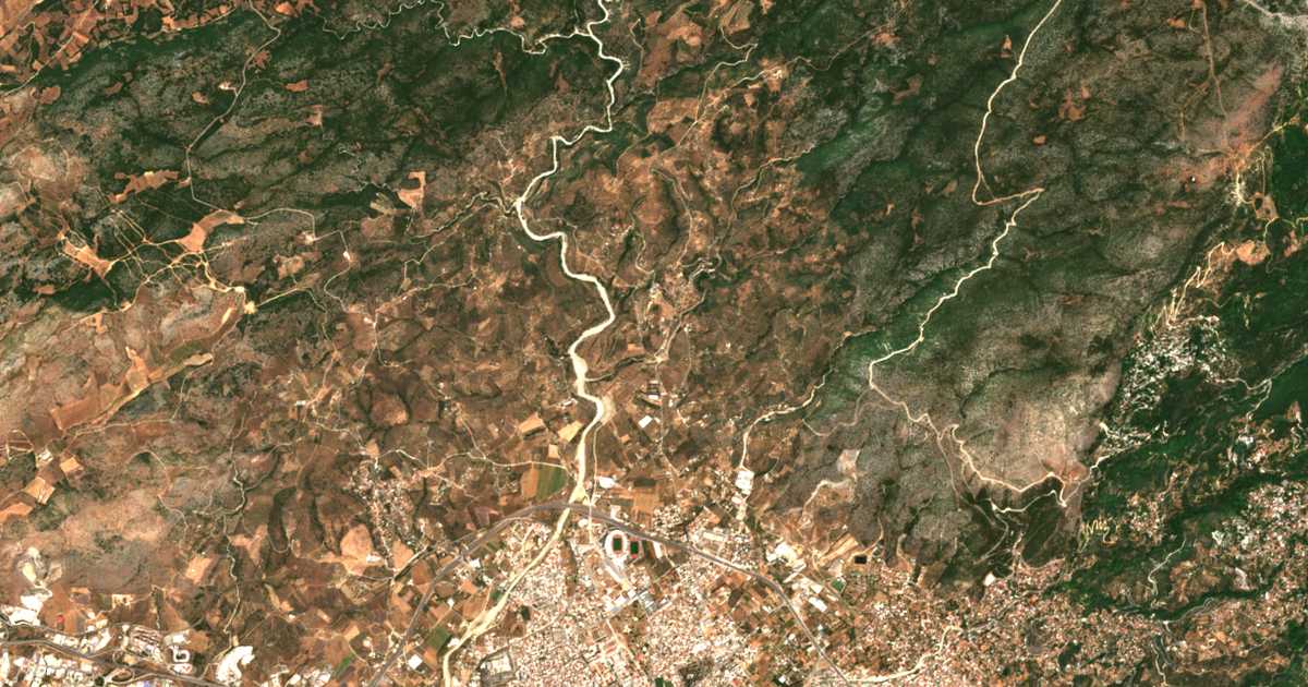 Hartă satelitară: Klíma