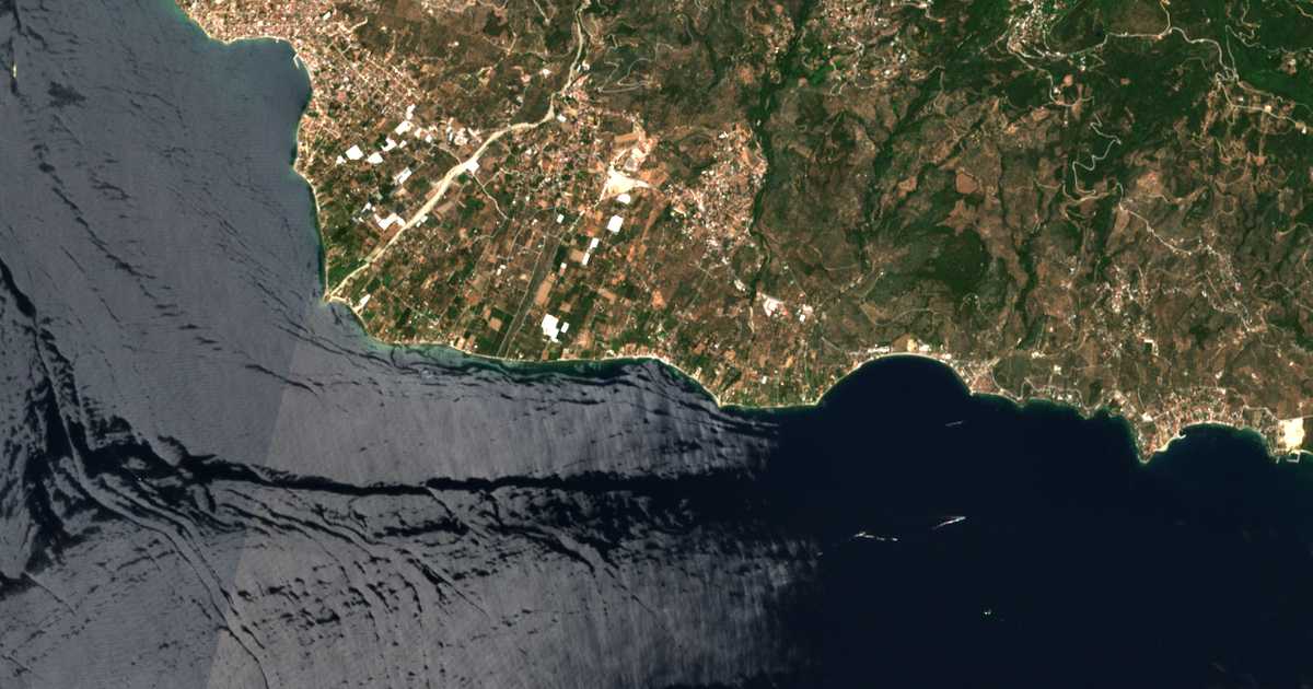 Hartă satelitară: Platanídia