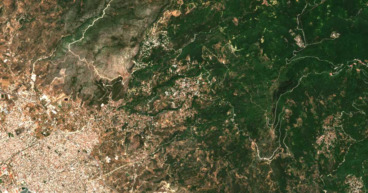 Hartă satelitară: Portaria