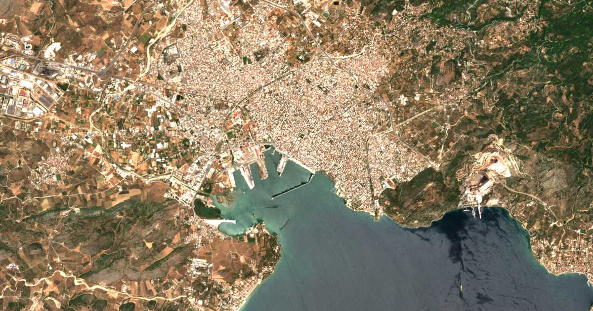 Hartă satelitară: Volos