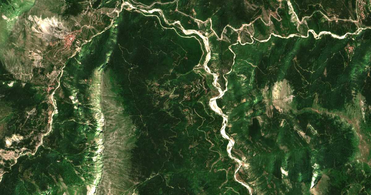 Hartă satelitară: Palaiochório