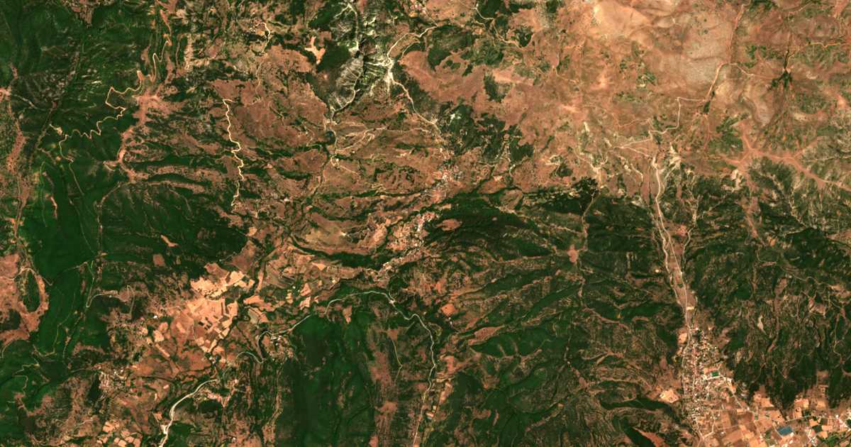 Hartă satelitară: Gouménissa