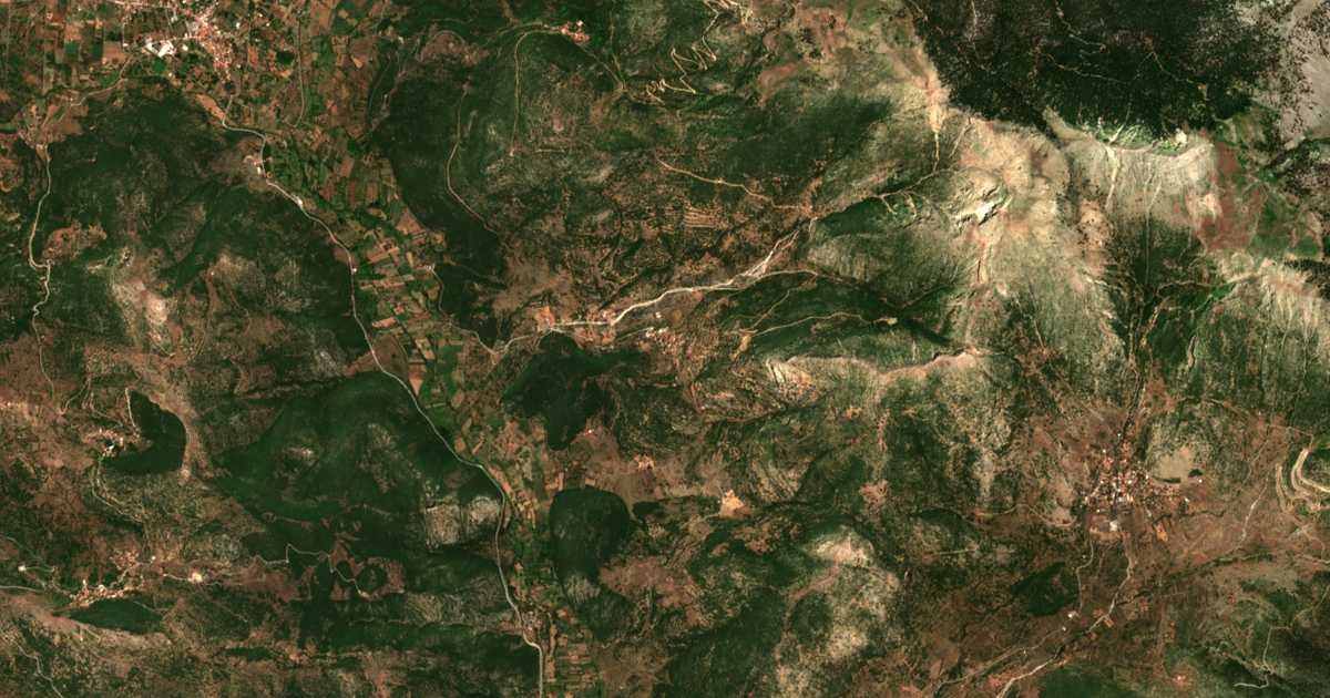 Hartă satelitară: Krinófyta