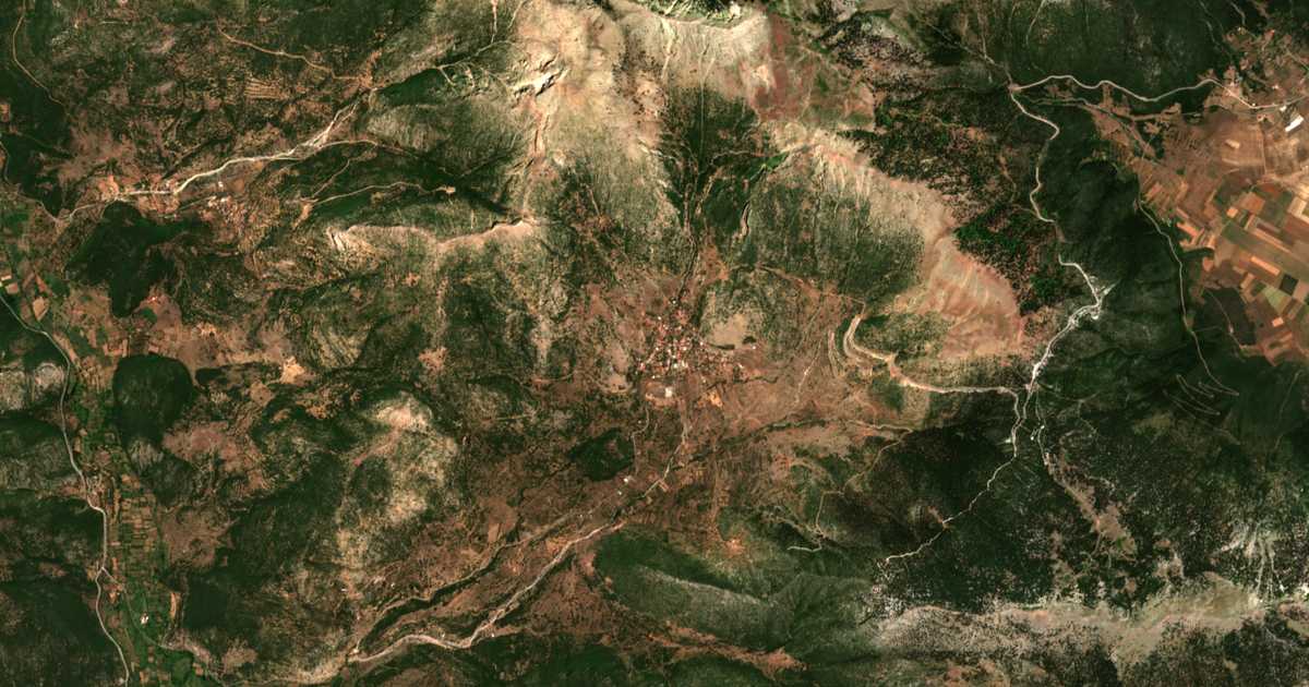 Hartă satelitară: Lykouría