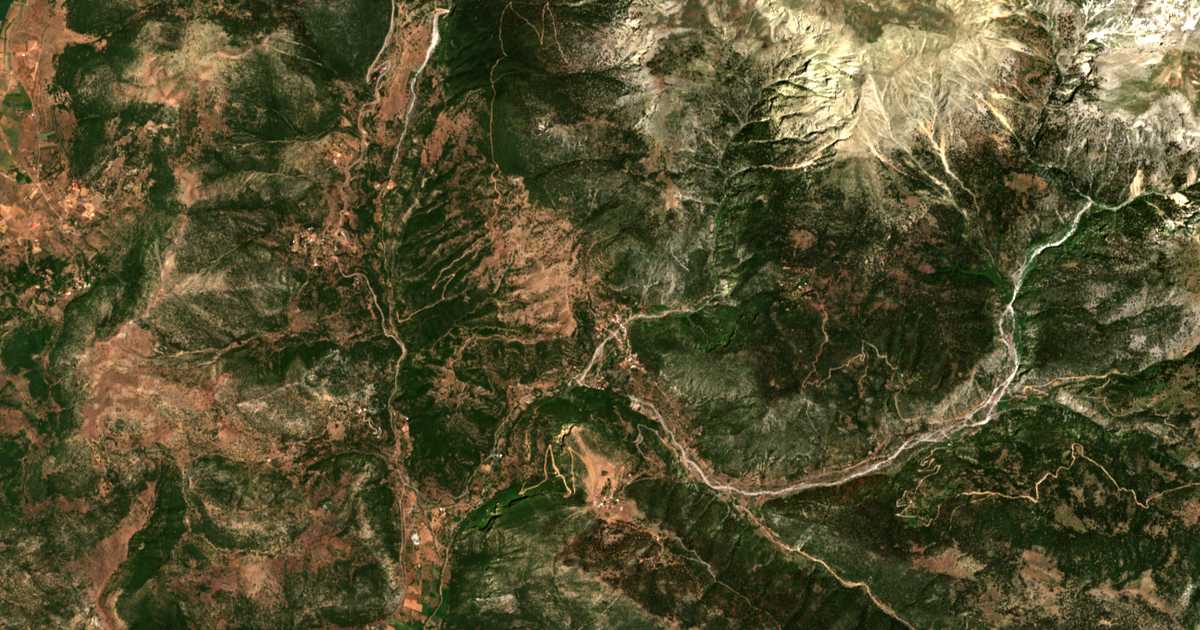 Hartă satelitară: Planitéron