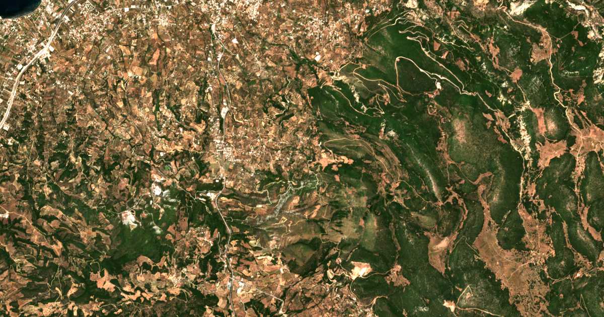 Hartă satelitară: Áno Kallithéa