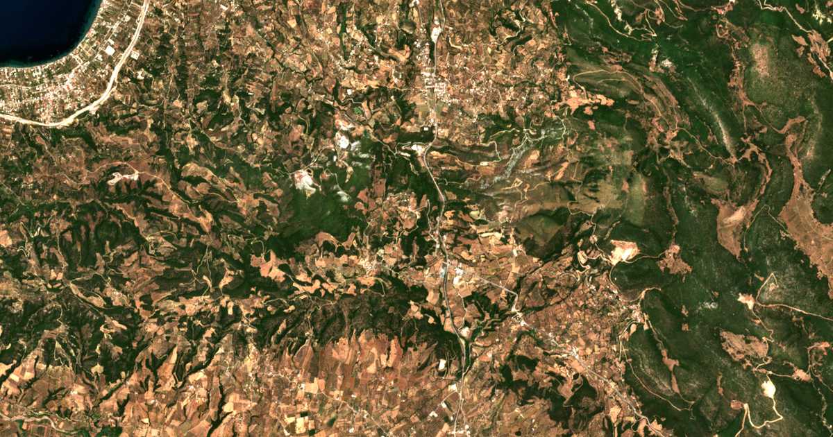 Hartă satelitară: Lygiaí