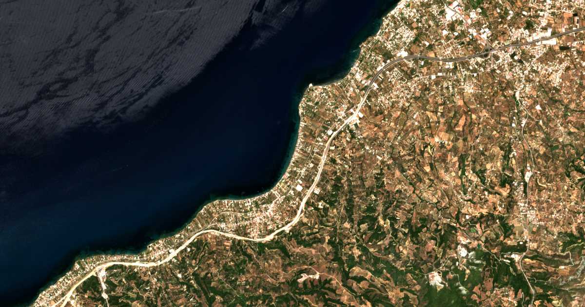Hartă satelitară: Monodendri