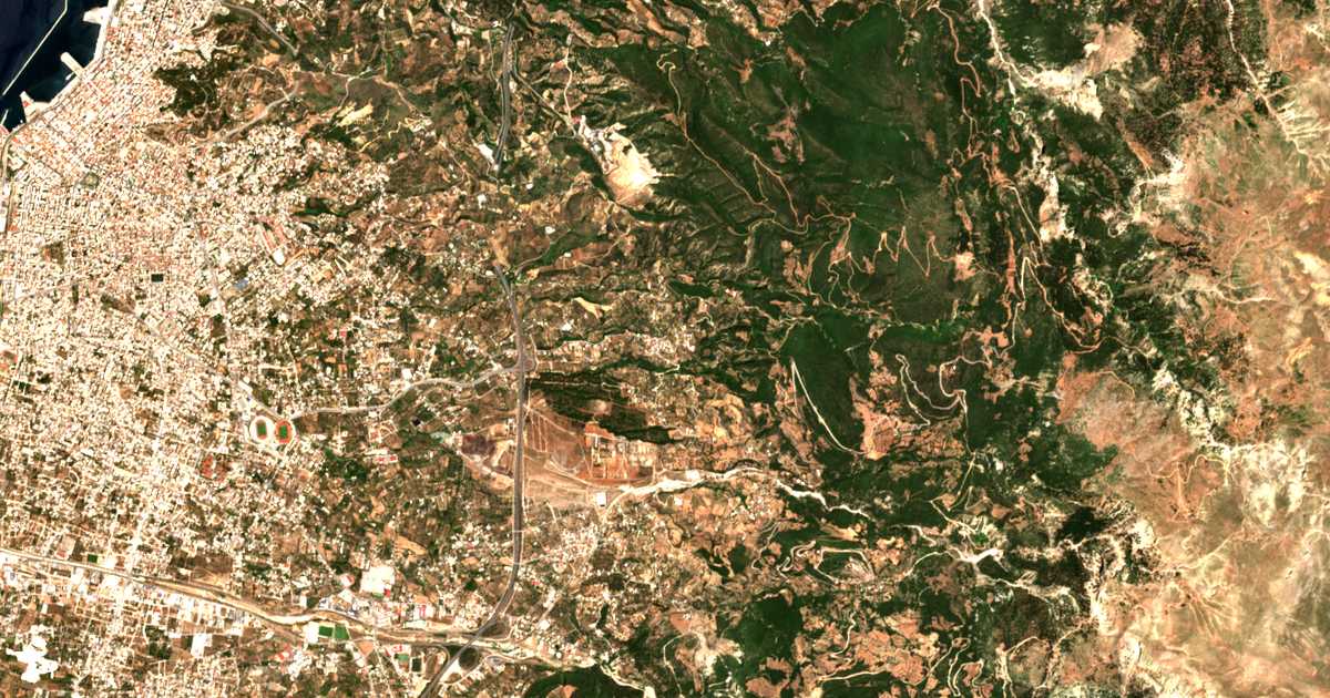 Hartă satelitară: Romanós