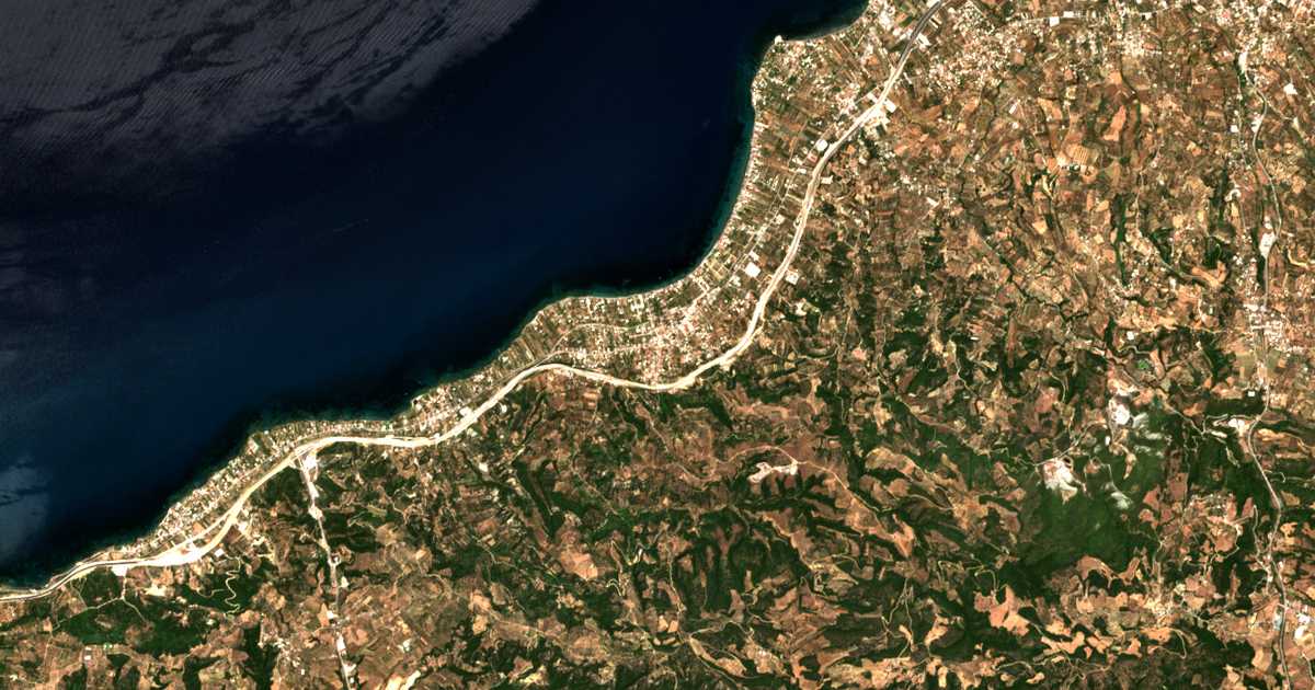 Hartă satelitară: Vrachneika