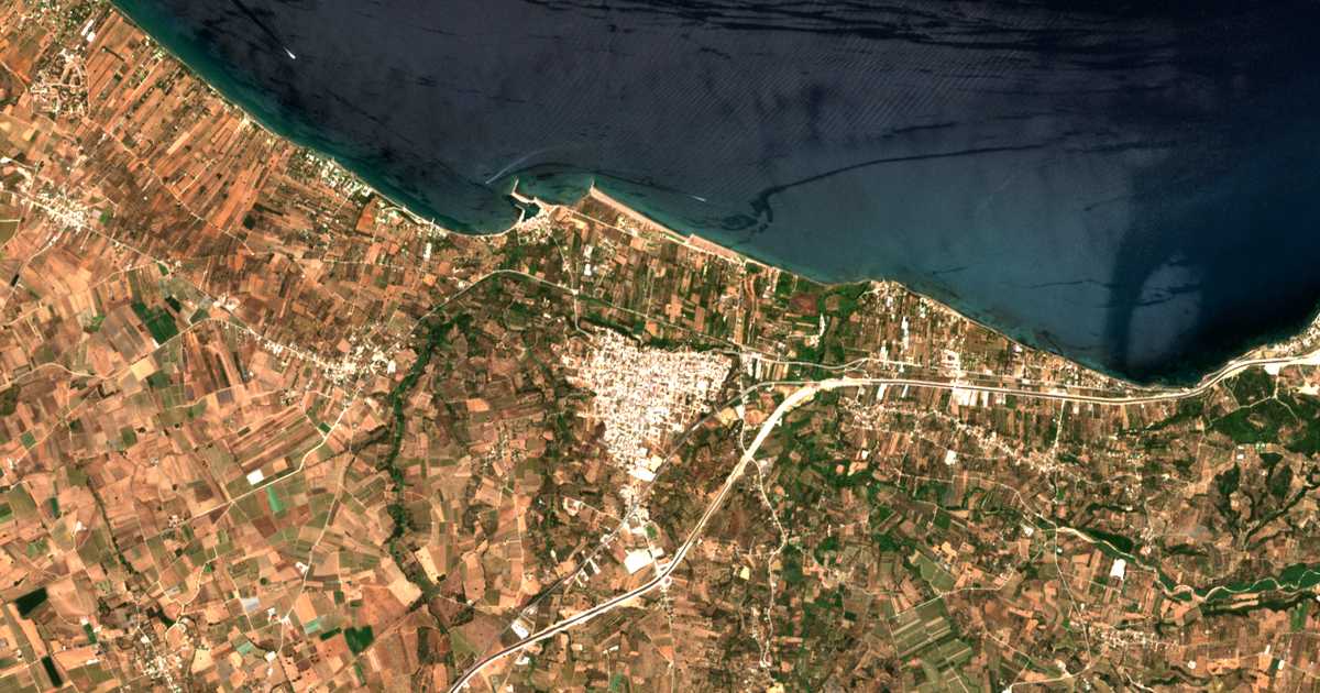 Hartă satelitară: Kato Achaia