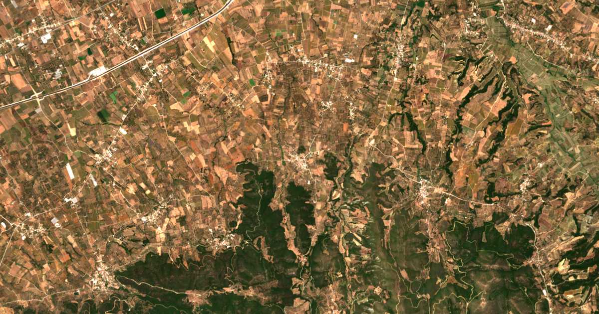 Hartă satelitară: Petrochori