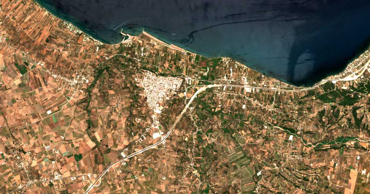 Hartă satelitară: Píso Sykéa
