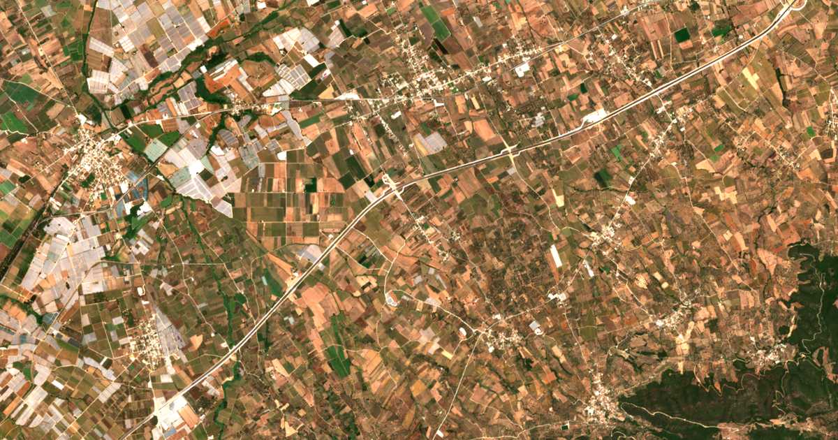 Hartă satelitară: Tsakónika