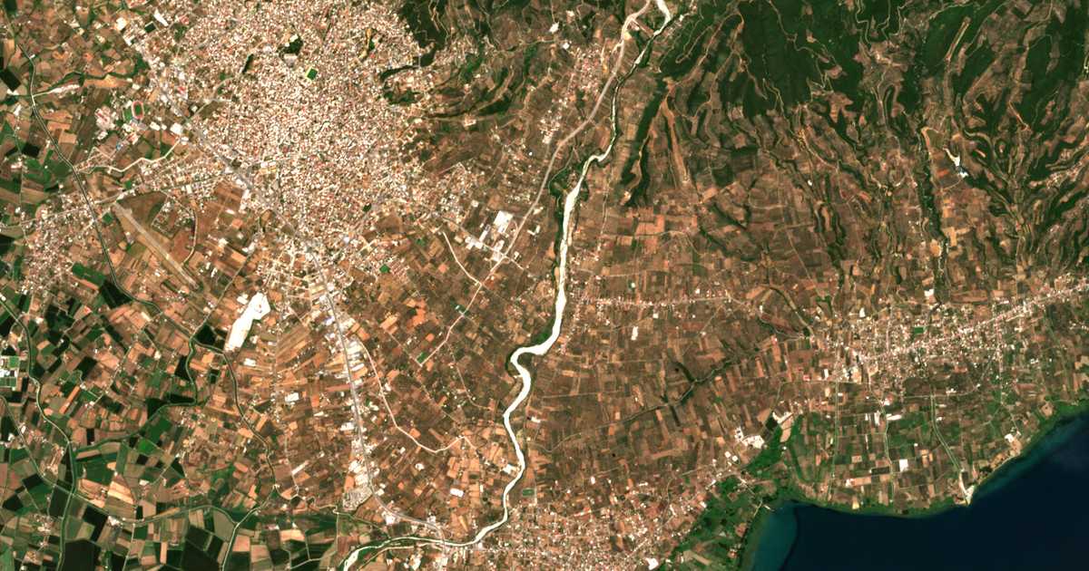 Hartă satelitară: Akropótamos